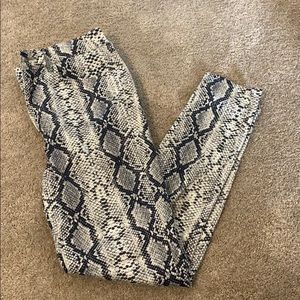 snake print pants!